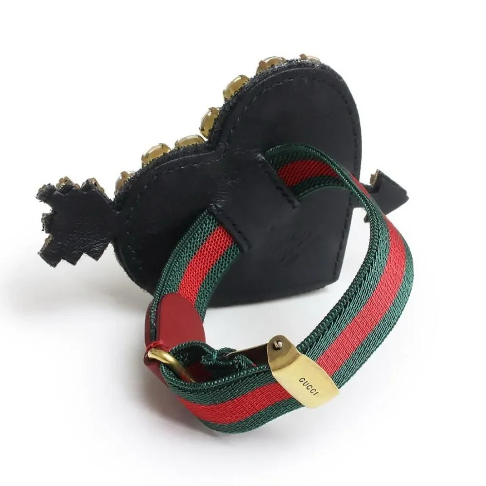 Gucci Heart Bracelet with Red and Silver Accents - Picture 2 of 5
